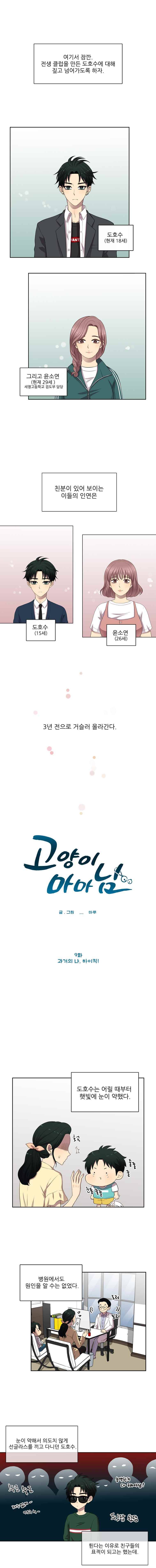 고양이 마마님 9화  과거의 나, 하이킥! 1