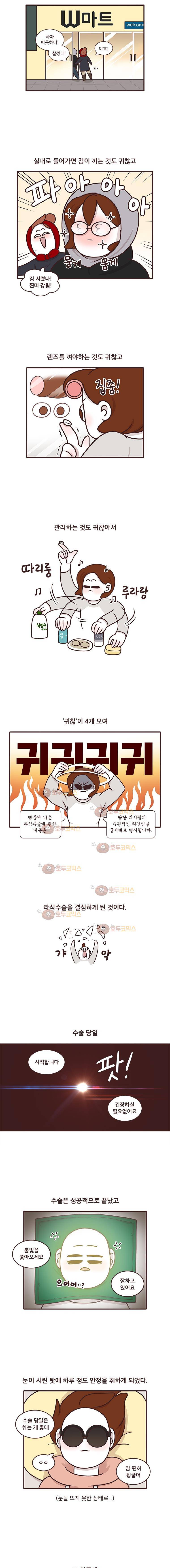 과격자매단 73화 - 라식, 그후 2