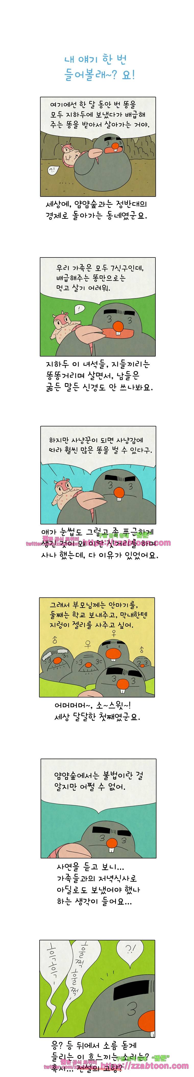 얌얌숲 당근길 토요요 255화. 무리수를 뒀어요. 1