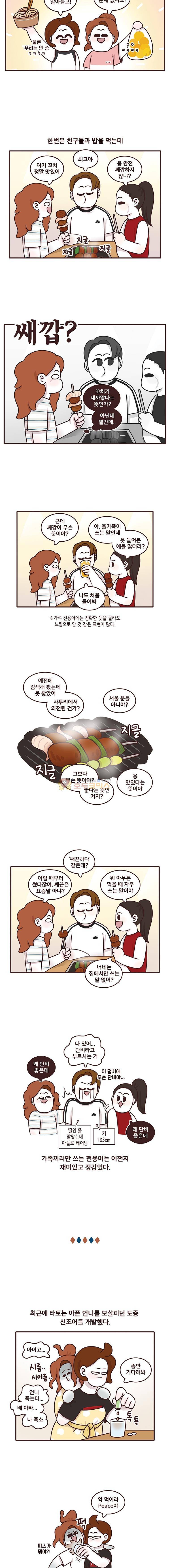 과격자매단 128화 - 그 집만의 언어생활 3