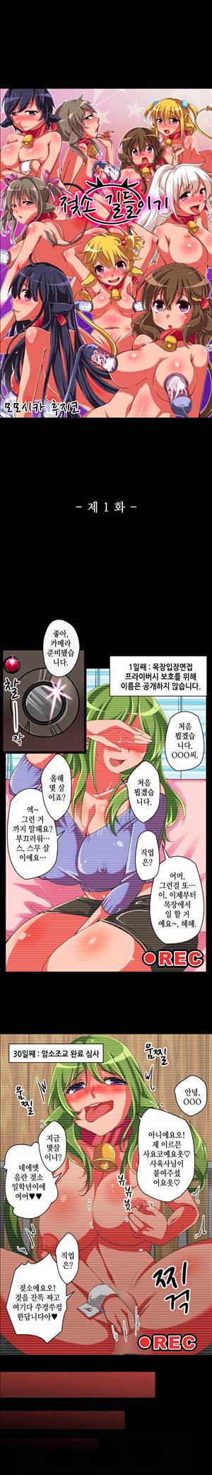 일본 망가 컬렉션 24화 - 젖소 길들이기(상) 1