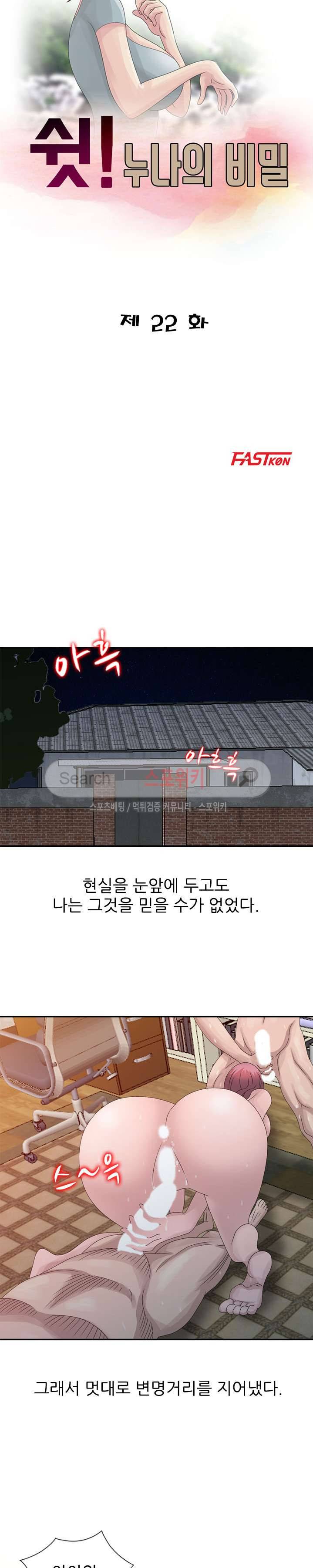 쉿! 누나의 비밀 22화 3