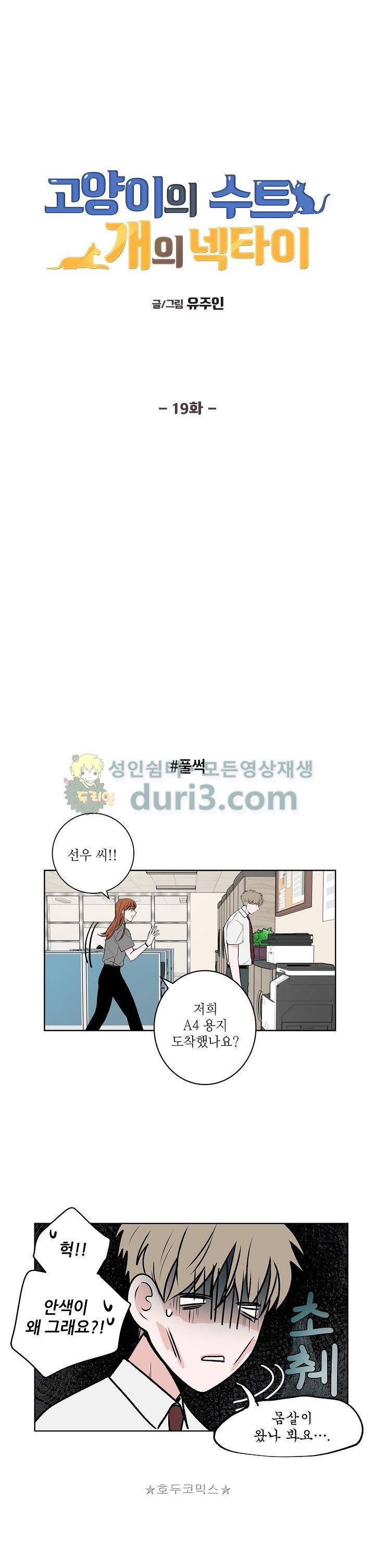 고양이의 수트 개의 넥타이 19화 1