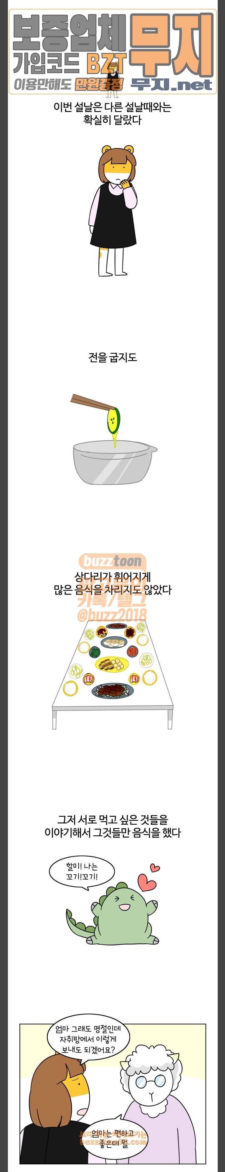 자취로운 생활 158화 자취방에서 보낸 명절 6