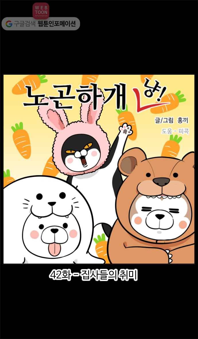노곤하개 42화 집사들의 취미 1
