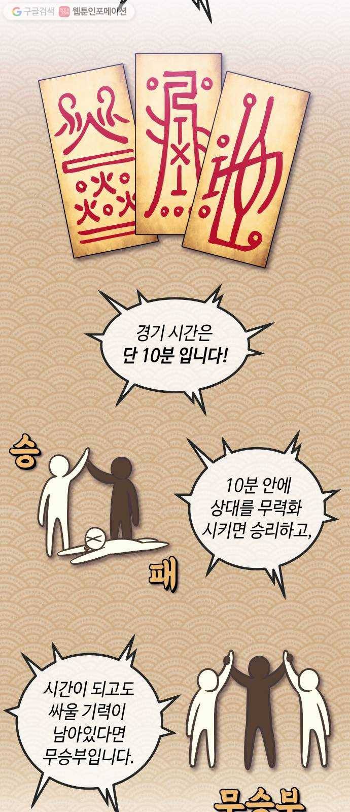 신이 담긴 아이 38화 일대일대전 ： 첫 번째 경기 35