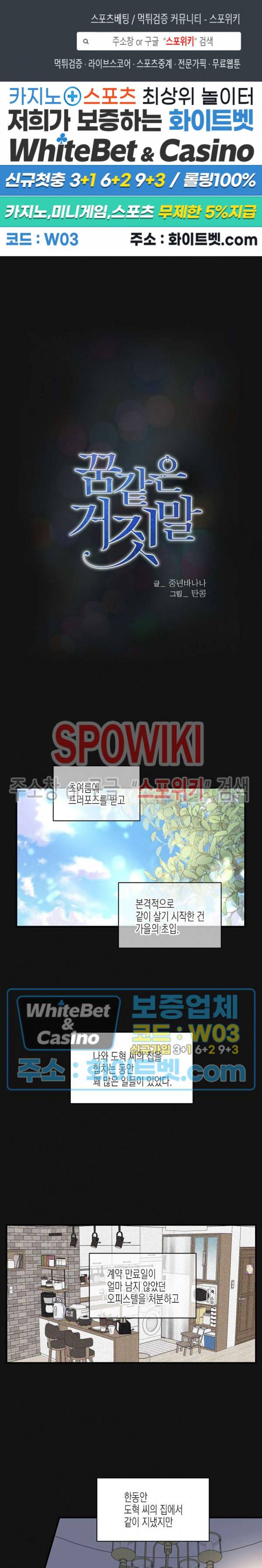 꿈 같은 거짓말 외전 1