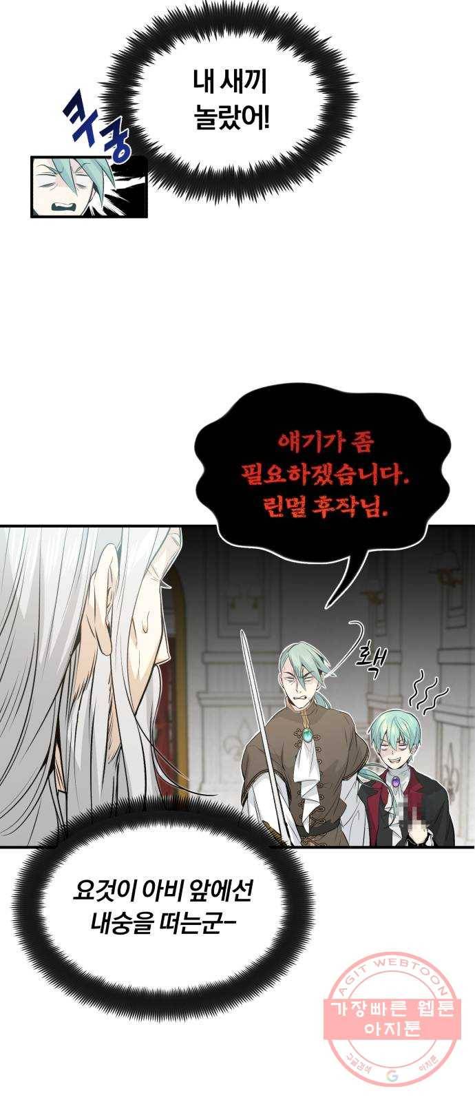 66666년 만에 환생한 흑마법사 2화 : 아빠는 소드 마스터 15