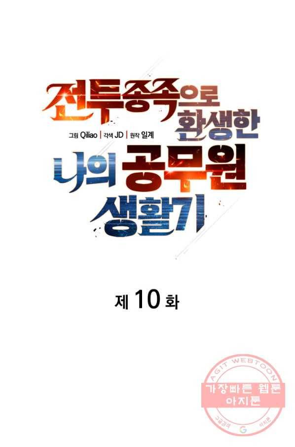 전투종족으로 환생한 나의 공무원 생활기 10화 27