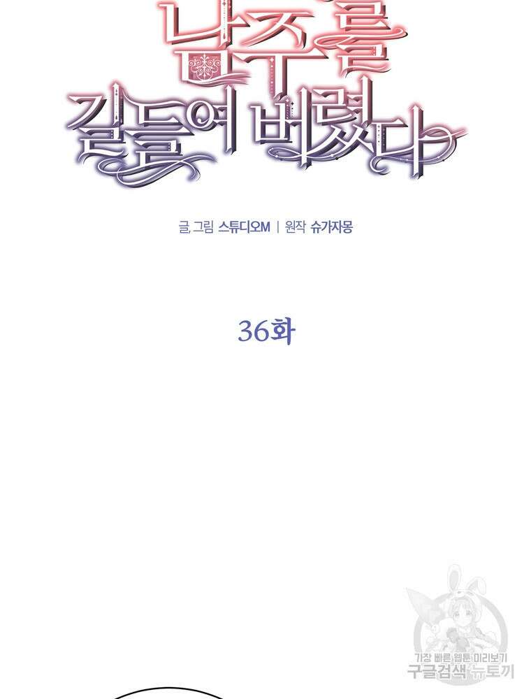 나를 죽일 남주를 길들여버렸다 36화 13