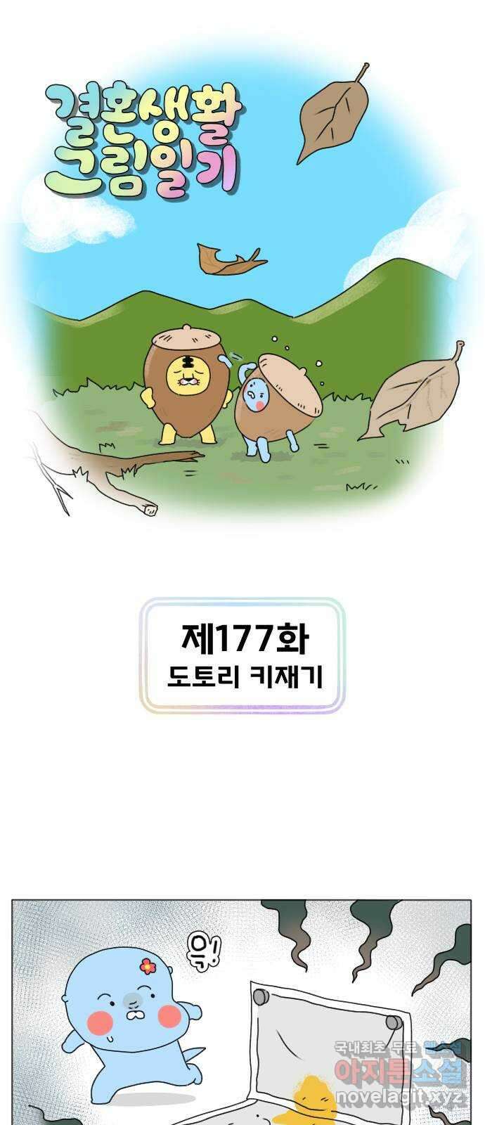 결혼생활 그림일기 177화 도토리 키재기 1