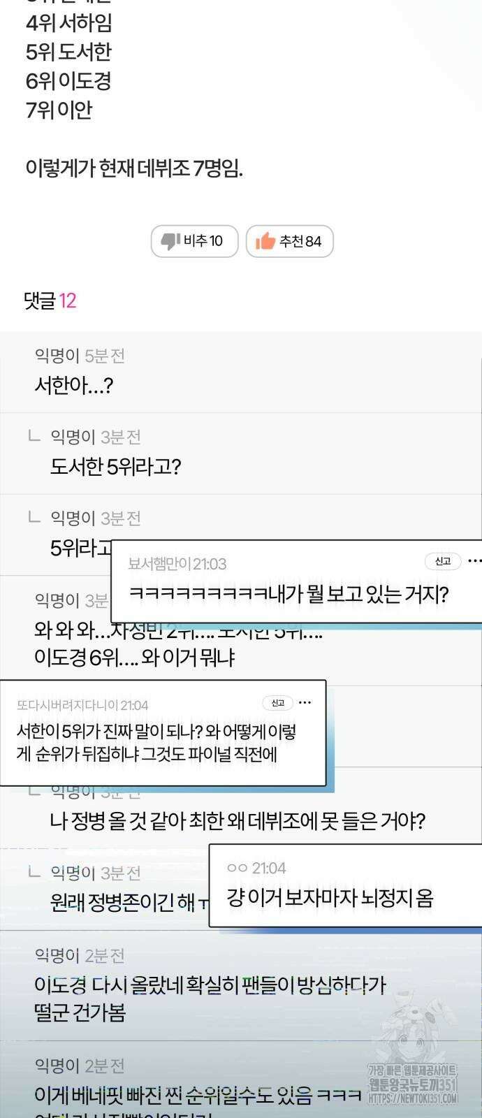 탑아이돌의 막내 멤버가 되었다 42화 3