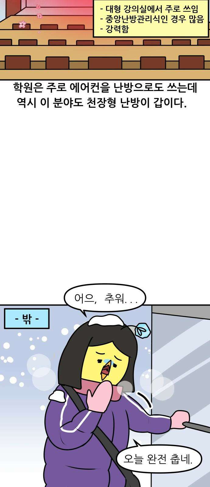 K학원 생존기 77화 - 난방 5