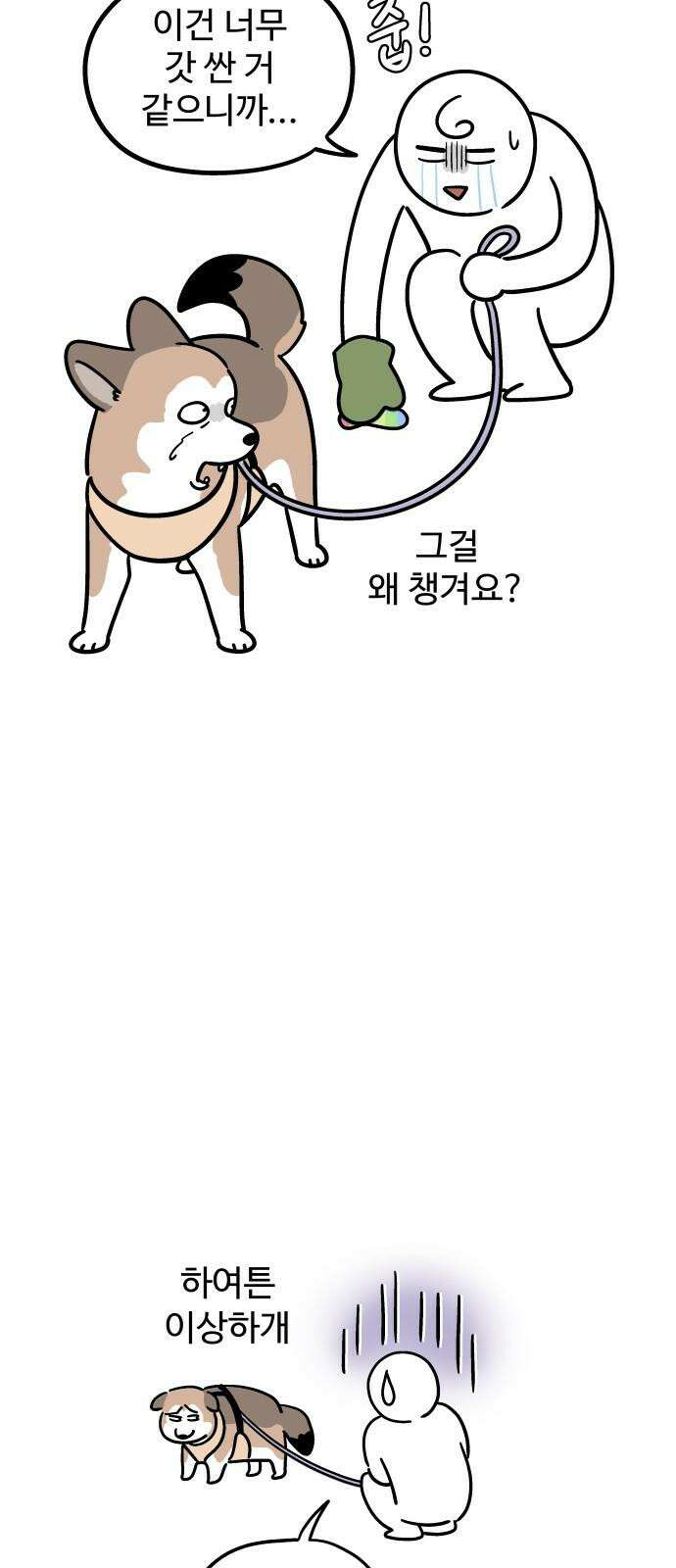 노곤하개 쇼츠 똥봉투와 건망증 14