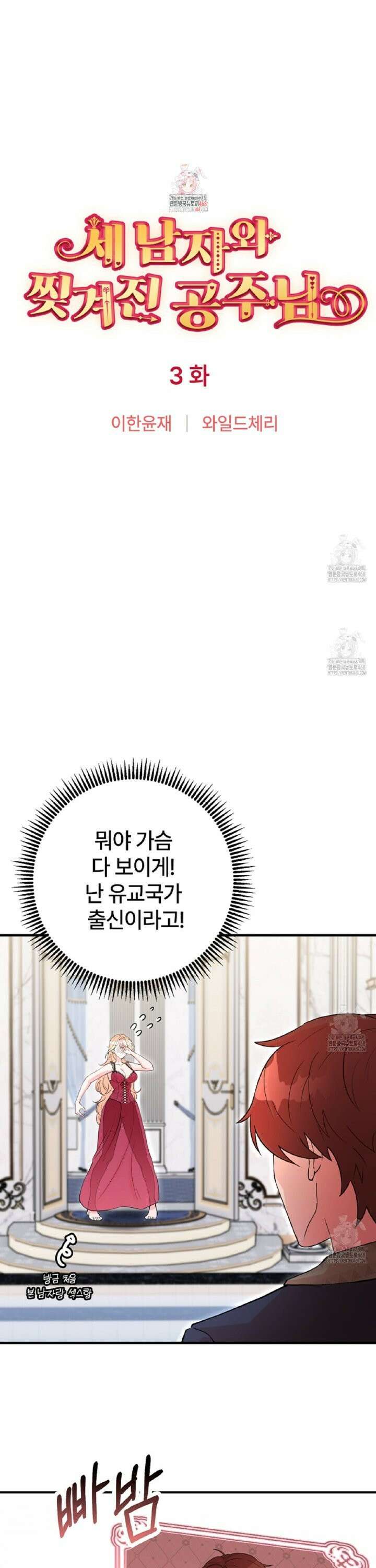 [순애(純愛) 단편선] 세 남자와 찢겨진 공주님 3화 1