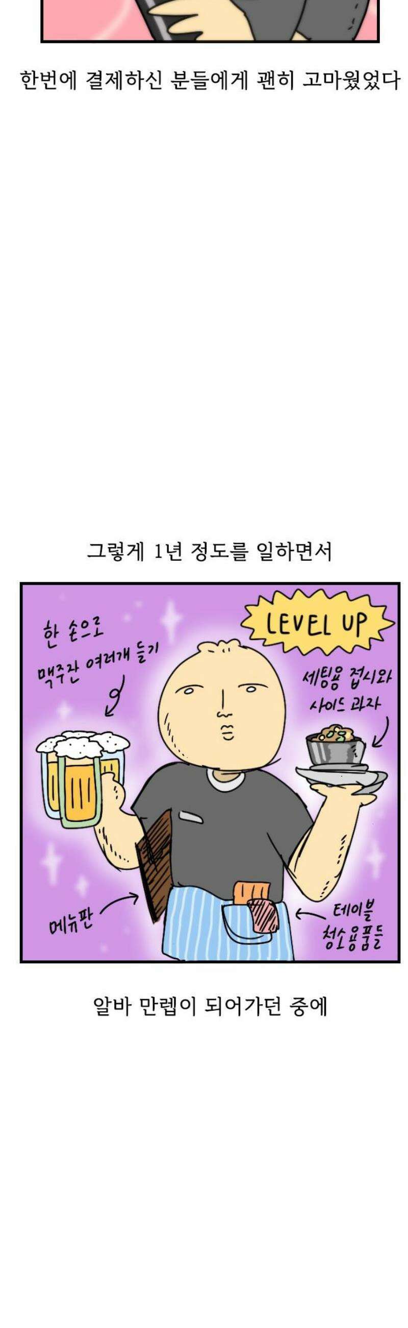 만두 생활기록부 20．치킨집 알바 10