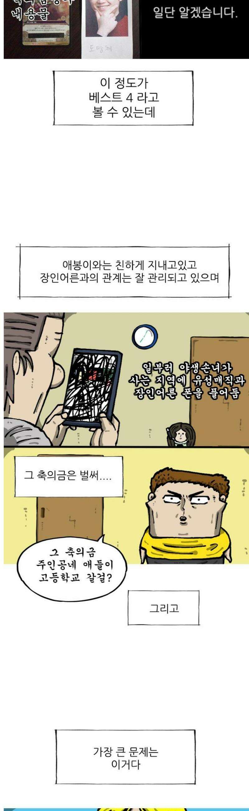마음의 소리2 96화 옛날 개그 11