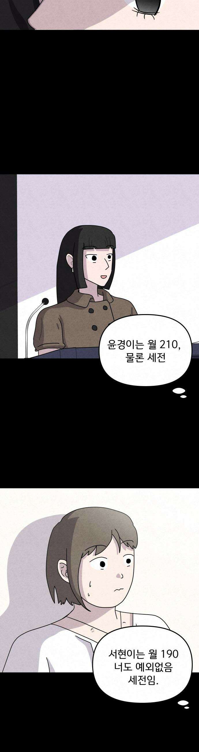 뼈말라인 내가 100kg가 된 이유 - 6화 얼굴별 월급 수준． 9