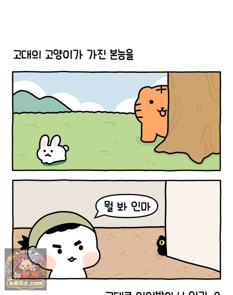 먼지 덩어리 짱덕 6． 고양이의 본능 5