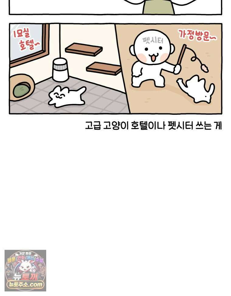 먼지 덩어리 짱덕 63． 고양이 임시보호 21