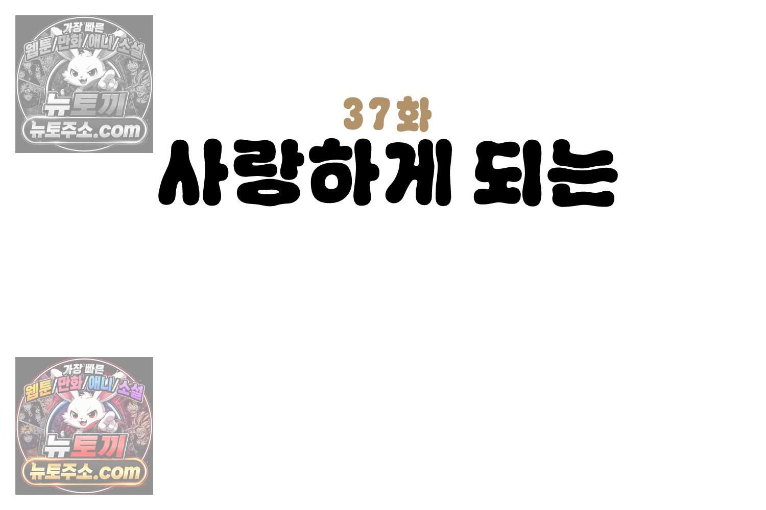 땅콩일기 스페셜 37화 사랑하게 되는 3
